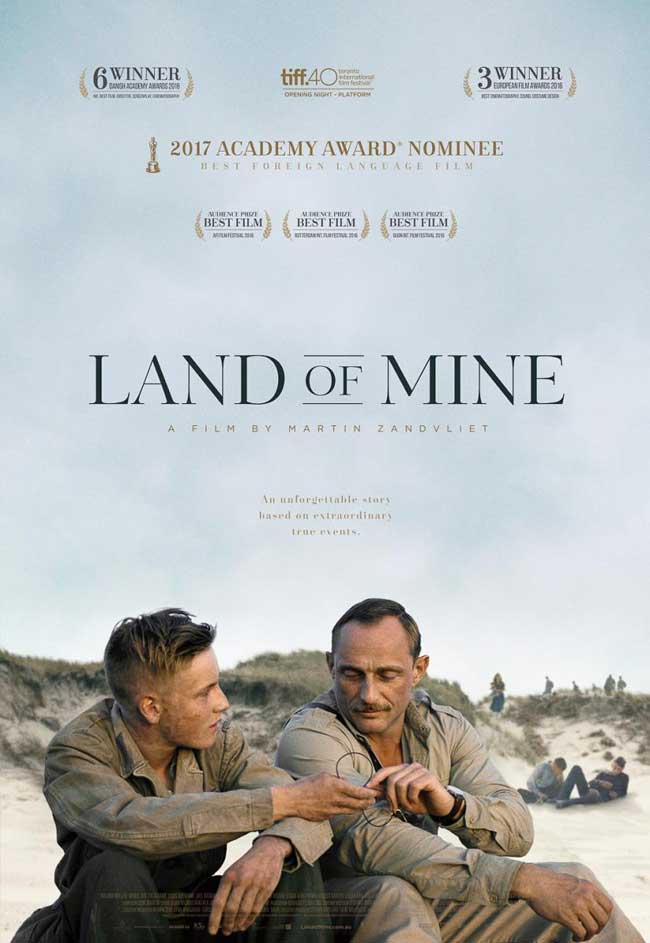 Portada de la película Land of mine.